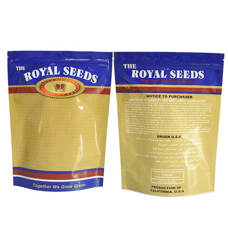 ถุงบรรจุเมล็ดพร้อมซิป